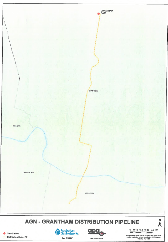 QLD Grantham Gas Pipeline AEMC